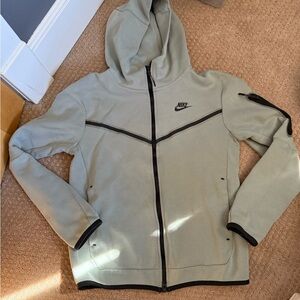 Nike Light Gray Full-Zip Hoodie